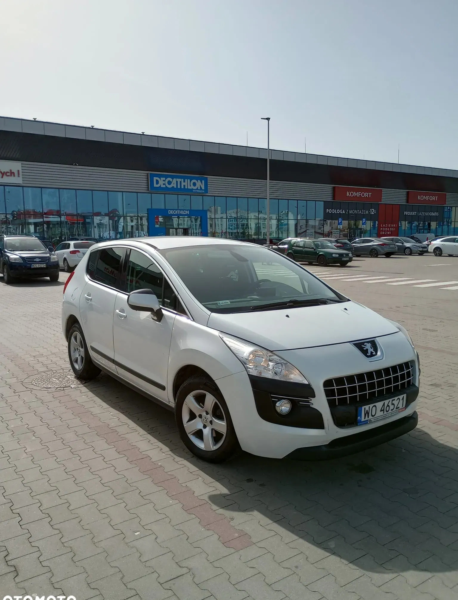 mazowieckie Peugeot 3008 cena 26900 przebieg: 182000, rok produkcji 2013 z Ostrołęka